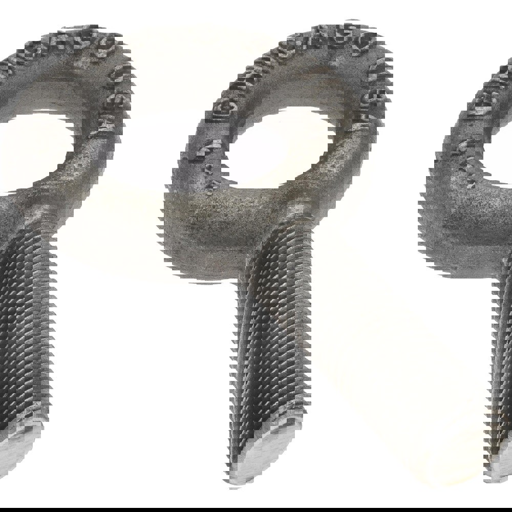 Fixed Lifting Eye Bolt: Without Shoulder, 9,000 lb Capacity, 1-8 Thread, Grade C-1035 Forged Steel